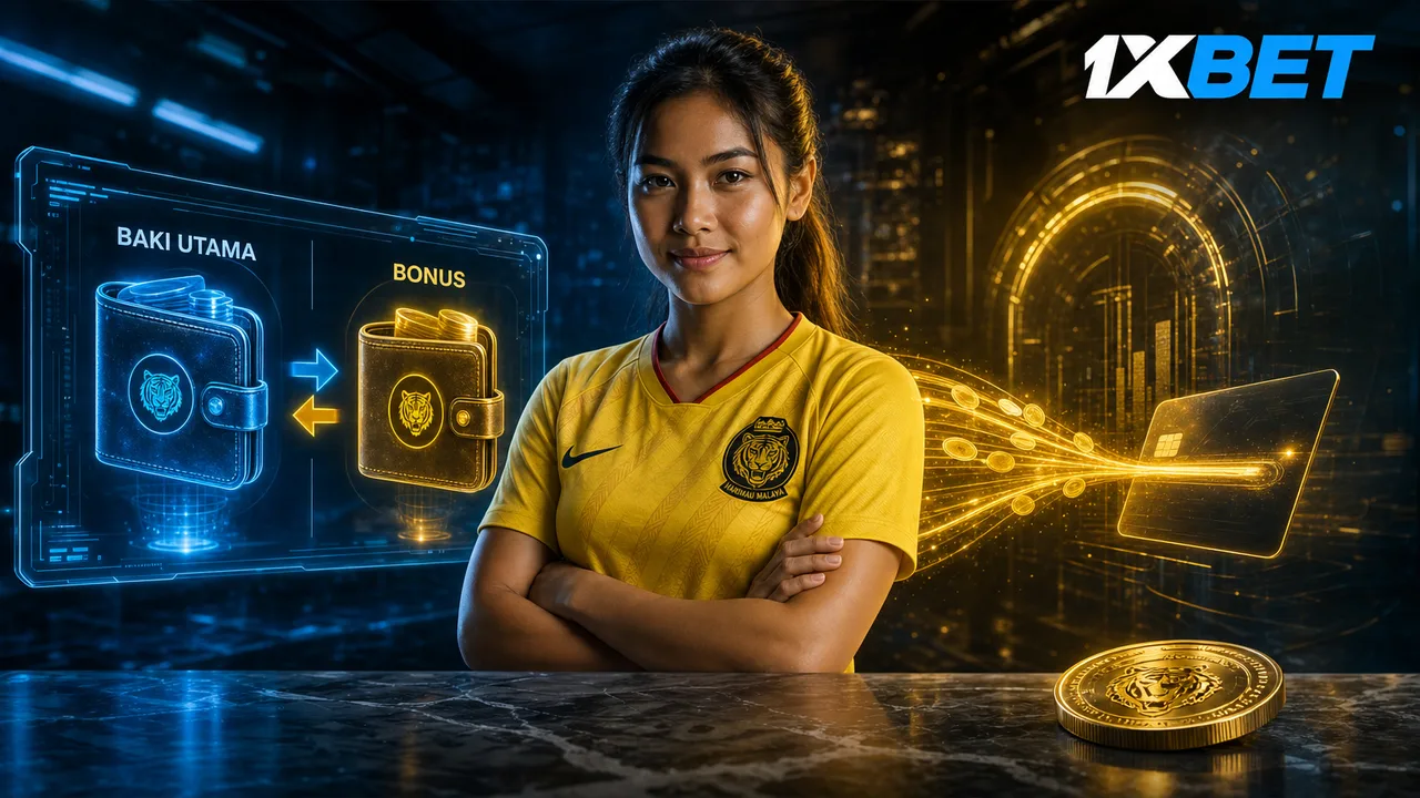 Akaun Bonus 1xbet: Bezakan Dengan Baki Utama dan Cara Tarik Wang
