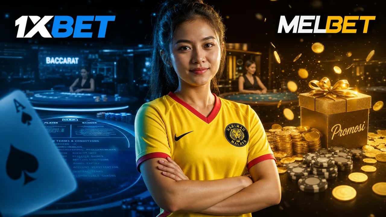 Bonus Baccarat & Promosi Live Casino Malaysia (1xBet, Melbet, Megapari)